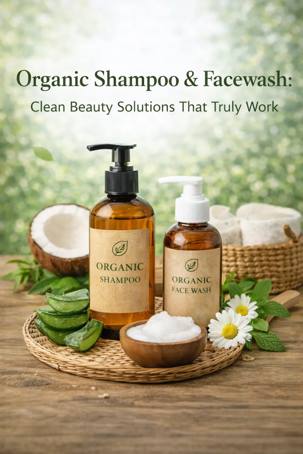 Organic Shampoo & Facewash: Clean Beauty Solutions That Truly Work